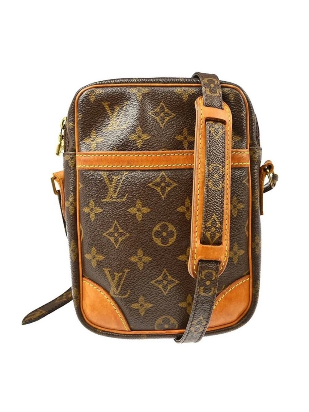Louis Vuitton Monogram Canvas Messenger with Tan Trim UNISEX